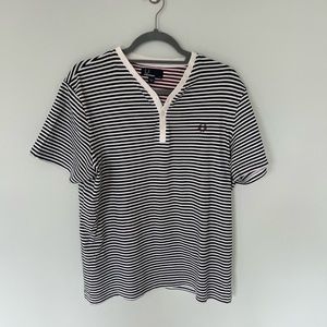 Fred Perry Striped Henley T-Shirt